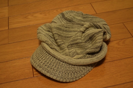 毛糸の帽子