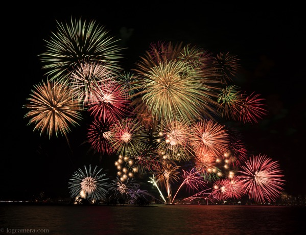 10000発の花火が夜空を彩る！松江水郷祭の花火を撮ってきた！！