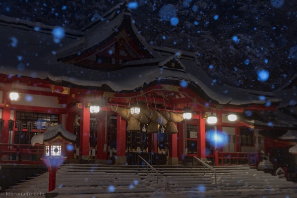 山陰の小京都！津和野町・太鼓稲荷神社の雪景が美しい
