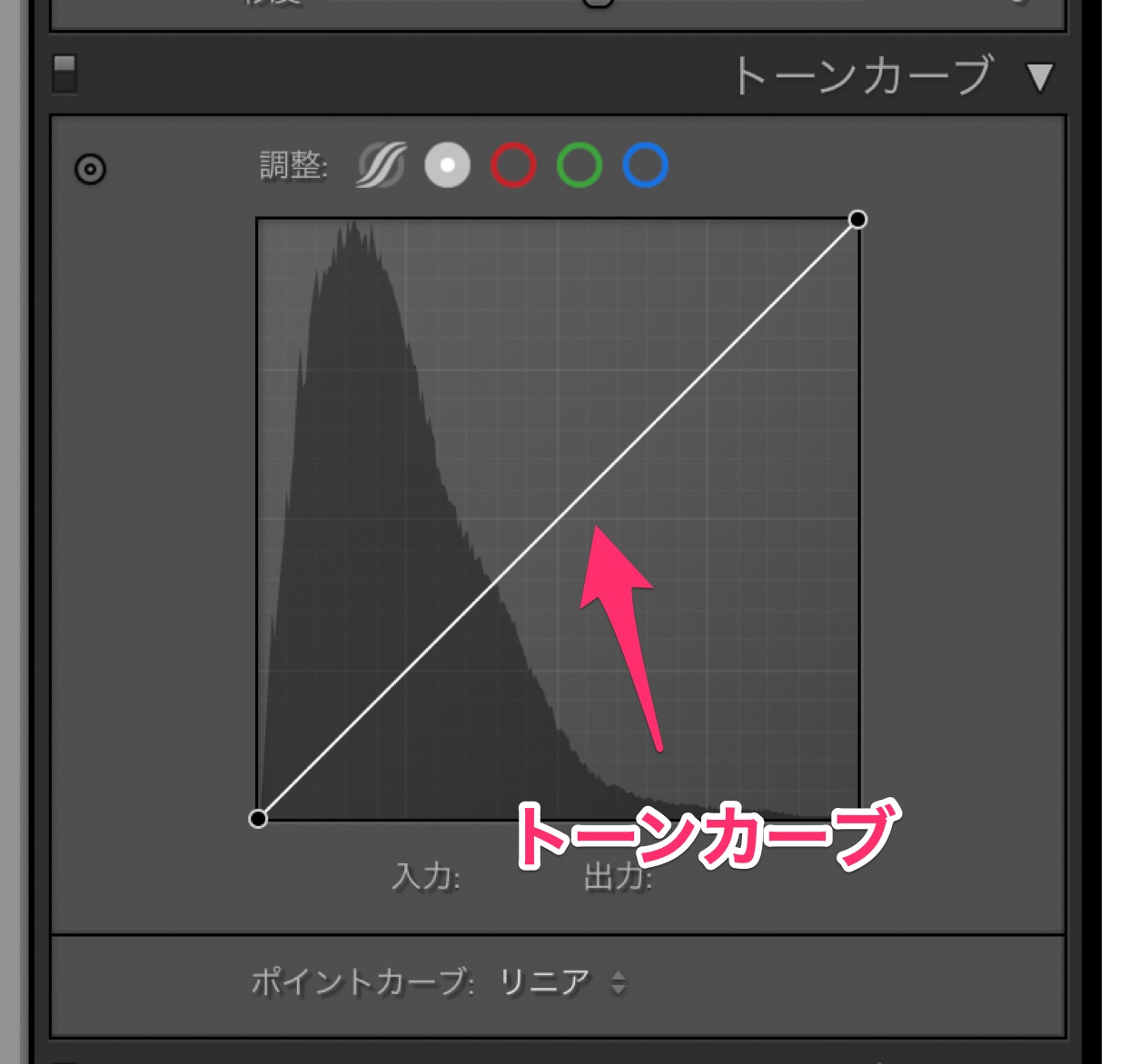 トーンカーブ