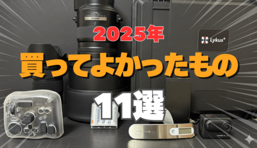 【2025年】ログカメラ的今年買ってよかったものベスト11！